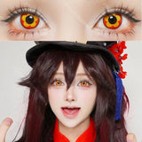 Daiiibabyyy  Color Contact Lenses Halloween Circle Lens Yearly Genshin Nahida Hutao Mavuika Cosplay