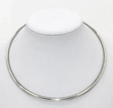 Daiiibabyyy Real Stainless Steel Thickness Wire Necklace Bar Collar Choker Jewelry Necklace Gifts for DIY Jewelry Finding Statement Necklace