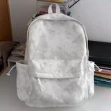 Daiiibabyyy  Vintage Y2k Aesthetic 15.6 Inch Laptop Bags for Women Kawaii Print Backpacks High-capacity Students Travel Schoolbags All Match