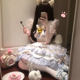 DAIIIBABYYY  -  Japan Maid Lolita Dress Jsk Lolita Cute Super Cute Sweet Soft Girl Princess Dress New