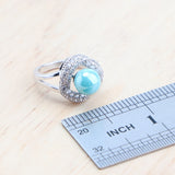 Daiiibabyyy Pearls 925 Sterling Silver Jewelry Sets Bridal Bracelets Rings Earrings Pendant Wedding Necklace Jewellery Zircon Set For Women