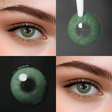 Daiiibabyyy  1Pair PATTAYA Fashion Makeup Beauty Contacts Lenses Soft Half Year Green Contacts Eyes New York Myopia Color Lenses