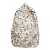 Daiiibabyyy  Fashion Flower Print Women's Backpacks Multifunction Large Capacity School Backpack Zipper Book Bag Students