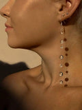 Daiiibabyyy  Ins Transparent Dewdrop Series Earrings Handmade Water Drop Tassel Earrings Fashion Personalized Jewelry for Women Holiday