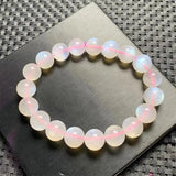 DAIIIBABYYY  -  10.8MM Natural Pink Moon Stone Bracelet Fashion Healing Personalized For Men Women Gemstone Jewelry Lovers Gift 1PCS
