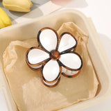 Daiiibabyyy  Women Flower Ponytail Hairpin Hair Claw Girls Party Ponytail Temperament Hair Accessories Hair Crab Headwear Korean Hairpin