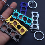 DAIIIBABYYY  -  Exquisite Car Speed Gearbox Metal Keychain Pendant For Men Key Chain Accessories Gear Head Refitting Hub Engine Fashion Keyring