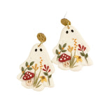 Daiiibabyyy  Punk Halloween Ghost Earrings Acrylic Cartoon Flower Drop Dangle Earring For Women Exquisite Polymer Clay Fashion Jewelry Gifts