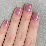 Daiiibabyyy  24pcs Gradient Colorful Fake Nail Art Reusable Candy Cat's Eye Short Ballet False Nails Sets Press  on  Simple Square Manicure