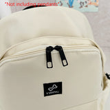 Daiiibabyyy  Backpack for College Students, Simple and Versatile Design, Large Capacity Backpack for Junior High School Students, Backpack