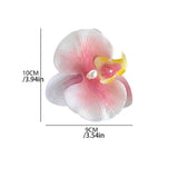 DAIIIBABYYY  -  Sweet Orchid Flower Hairpin Girl Women Summer Seaside Vacation Headwear Duckbill Clip Bohemian Hair Accessories