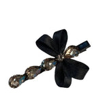 Daiiibabyyy  1/2 Pcs Ladies' Hair Clips Korean Bow Rhinestone Sweet Elegant Gentle Hair Pin Headwear Kawaii High-quality Hair Accessories