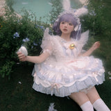 DAIIIBABYYY  -  Japan Maid Lolita Dress Jsk Lolita Cute Super Cute Sweet Soft Girl Princess Dress New
