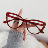 Daiiibabyyy  New Sexy Cat Eye Glasses Women Anti Blue Light Transparent Eyewear Brand Designer Computer Reading Eyeglasses Optical Frame Ocul