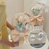 Daiiibabyyy DIY Bobo Ball Transparent Bouquet Packaging Material Ball  Gift Wedding Valentine's Day Handmade Gift Box Bags Friend Gift