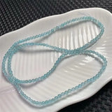 DAIIIBABYYY  -  3.5MM Natural Blue Apatite Triple Circle Bracelet Crystal Healing Stone Gemstone For Women Birthday Lover Gift 1PCS