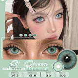 Daiiibabyyy  Graded 1pair Color Contact Lenses Mixblood Softlens 12months