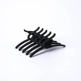 Daiiibabyyy  Vintage Square Interlocking Hair Clip for Women - Matte Plastic Claw Comb, Anti-Slip Ponytail Holder Updo Hair Accessories