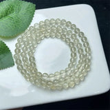 DAIIIBABYYY  -  6MM Libyan Meteorite Triple Circle Bracelet For Women Men Love Gift Crystal Beads Strands Jewelry Gift 1PCS