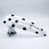 Daiiibabyyy  Funny Extra-large Hair Clips Polka Dot 3D Printed Cute Novelty Hairpin Curtain Clip Photography Props Oversized Hair Grip