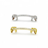 Daiiibabyyy  Explosive Personality Fashion Braces Hot Sale Zircon Hollow-Out Three Sets Of Halloween Personality Dental Ornaments