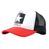 DAIIIBABYYY  - New Summer Unisex Women Men Baseball Caps Male Female Breathable Mesh Snapback Hats Five-pointed Star Driver Sunshade Hat