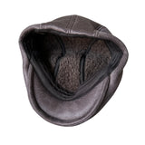 Daiiibabyyy  Unisex British-Style Sherlock Holmes Deerstalker Hat for Fall Winter Wool Blend Plaid Double Brim Ear-Warming, Trendy Detective