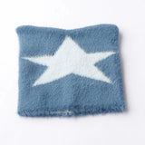 Daiiibabyyy  Niche Devil Cat Ears Star Knitted Hat for Women Showing Face Small Autumn and Winter New Street Sexy Y2K Baotou Hat Trend