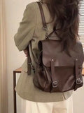 Daiiibabyyy  Large Capacity Mochilas Mujer Travel Mochila Preppy Style Bag All-match Laptop Backpack Casual Commuter Retro Bags for Woman