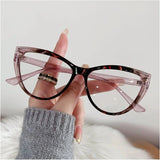 Daiiibabyyy  New Sexy Cat Eye Glasses Women Anti Blue Light Transparent Eyewear Brand Designer Computer Reading Eyeglasses Optical Frame Ocul