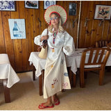 Daiiibabyyy  Plaid Print Ruffle Wide Brim Bucket Hat Foldable Sun Protection Loose Fit Summer Women Straw Hat Casual Chic Lady Sombrero