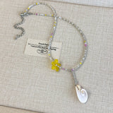 DAIIIBABYYY  -  Summer Colorful Beaded Mushroom Starfish Flower Necklace