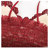 DAIIIBABYYY  -  Sexy Women Camis Hot Girls Lace Hollow Out Knitted Vest Summer Slim Fit Off Shoulder Patchwork Camisole Trendy Female Clothing