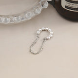Daiiibabyyy 1PC Fashion Silver Pearl Clips Ear Cuff For Women Men Non-Piercing Fake Cartilage Wrap Earrings Wholesale Jewelry Girl Gift
