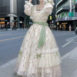 DAIIIBABYYY  -  Lolita Summer Set Sweet Sweet Sweet Flower Flower Sling Dress Summer Summer Sunscaler