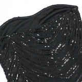 DAIIIBABYYY  -  Sexy Sequined Dresses for Women Off the Shoulder Off the Shoulder Mini Length Elegant Ladies Birthday Party Dinner Club Dress