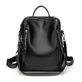 Daiiibabyyy  Large capacity retro style soft women's backpack, convertible shoulder bag, perfect for commuting and travel