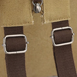 Daiiibabyyy  Canvas retro backpack, outdoor hiking, multifunctional, multi compartment, chest bag, side backpack