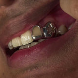 Daiiibabyyy  Hip-Hop Braces With Gilded Two Hollowed-Out Planets, Five-Pointed Star Braces, Halloween Decorations