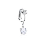 DAIIIBABYYY  -  1PC Fake Belly Button Ring Fake Belly Piercing Crown Clip On Umbilical Non Navel Fake Pircing Butterfly Cartilage Earring Clip