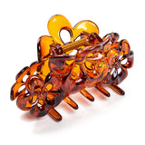 DAIIIBABYYY  -  Women Plastic  Hair Jaw Clip Fashion Hair Claw Black Hairpin Hair Accessories for Female Simple Hair Crab Grip Clamp