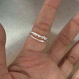 DAIIIBABYYY  -  Korean Style Simple Ribbon Bowknot Ring for Women's Fashion Personalized Open Index Sweet Bow Finger Ring Y2K Jewelry Gift Party