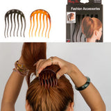Daiiibabyyy  Fashion Women Hair Styling Clip Fluffy Plastic Stick Bun Maker Braid Tool Ponytail Holder Hairpins Hair Accessories New Headwear