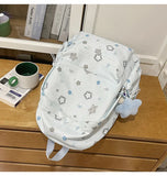 Daiiibabyyy  Fashion Kawaii Y2k Backpack Preppy Cute Star Print Girls Schoolbags High-capacity Outdoor Travel Backpacks for Women Students