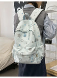 Daiiibabyyy  Fashion Kawaii Y2k Backpack Preppy Cute Star Print Girls Schoolbags High-capacity Outdoor Travel Backpacks for Women Students