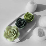 Daiiibabyyy Flower Aromatherapy Candle DIY Silicone Mold Rose Handmade Aromatherapy Soap Gypsum Mold Candle Making Tools