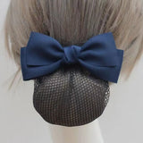 Daiiibabyyy  Vintage Ribbon Bowknot Spring Clip Headwear Korean Style Bun Snood Hairpin Hair Accessories Nurse Hair Clip Bank