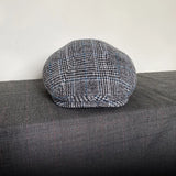 Daiiibabyyy  Grey Plaid Newsboy Hat Wool Womens Mens Ivy Cap Cabbie Driver Hat Autumn Winter Flat Hats Vintage Gatsby Beret 43
