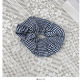 DAIIIBABYYY  -  Sweet Girl Mushroom Edge Splicing Color Contrasting Plaid Half Girls Summer 2025 High Waist A-line Layered Cake Skirt