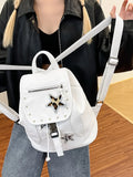Daiiibabyyy  Contrast Star Mochilas Mujer Preppy Style Mochila Large Capaci Bag Drawstring Zipper Bolsas 2026 New Backpack Bags for Woman